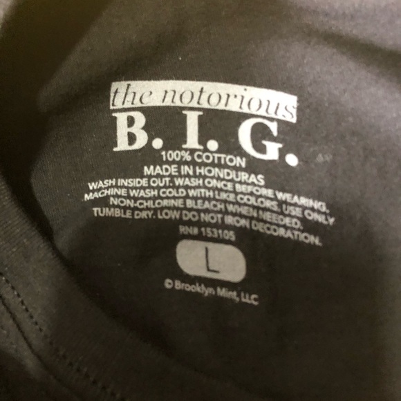 Notorious BIG Biggie Neon Tee TShirt - Picture 5 of 5